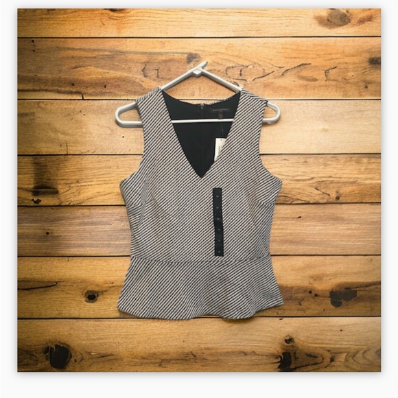 BNWT banana republic peplum top size 10 - Picture 1 of 6